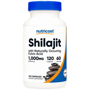 Nutricost Shilajit Capsules 1000 mg – 120 Caps