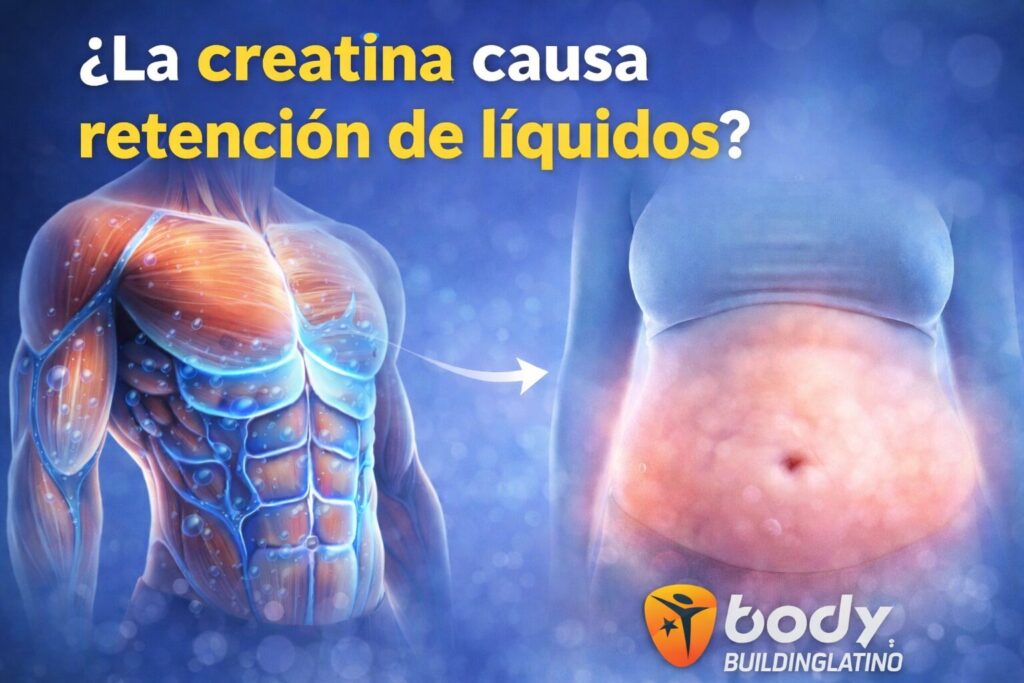 ¿La Creatina causa retención de líquidos o hinchazón? Mitos, Realidad y Cómo tomarla